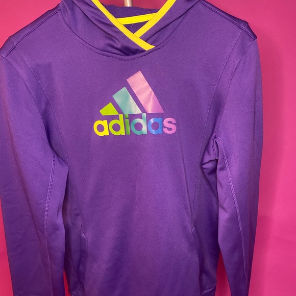 purple hoodie adidas